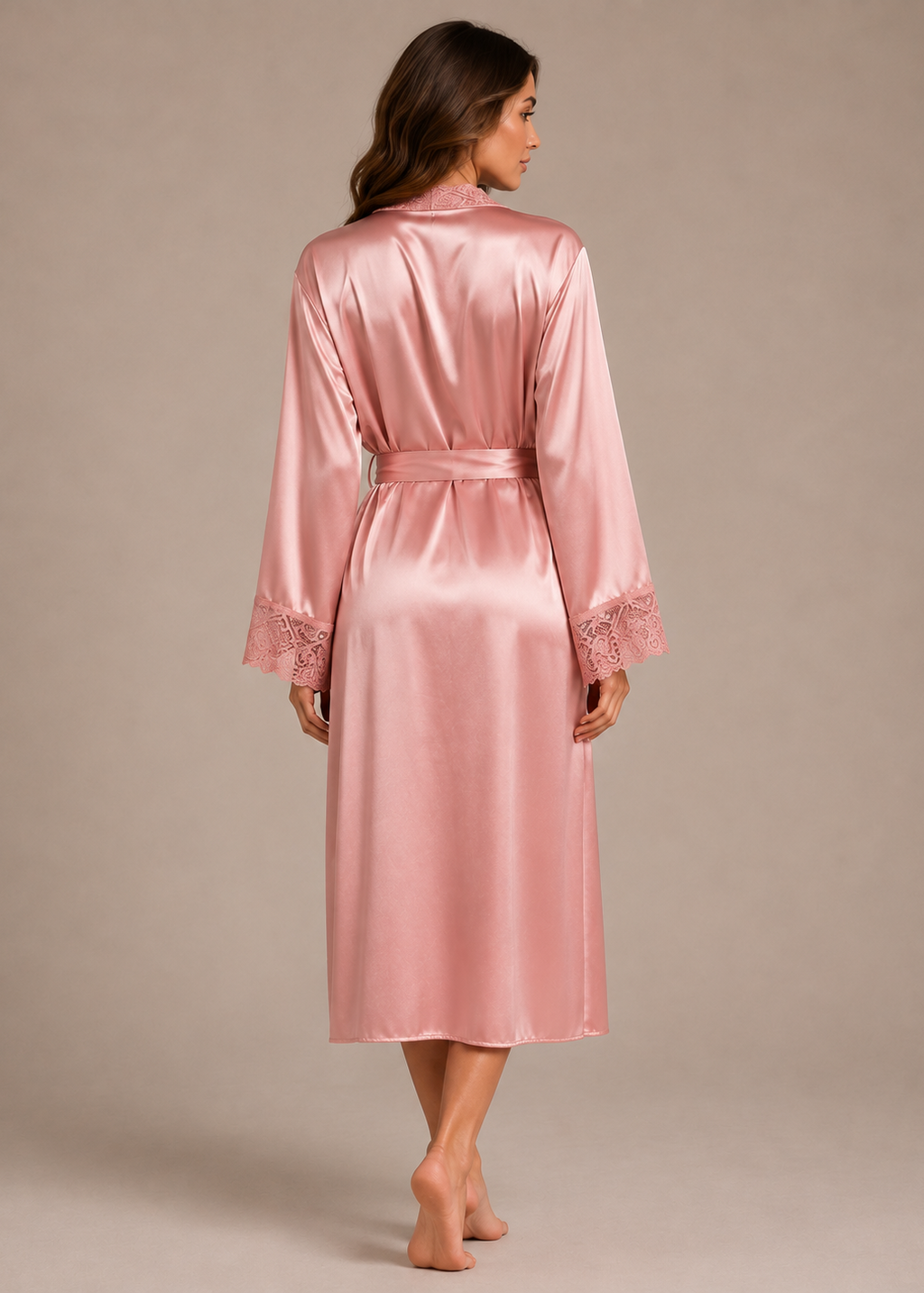 Mathilde Satin Robe