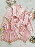 Eloïse Satin Chemise & Robe Set