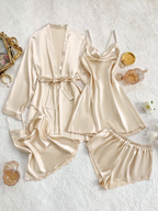 Honorine 4-Piece Satin Set