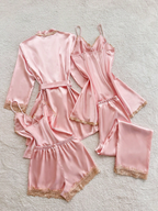 Eloïse Satin Chemise & Robe Set