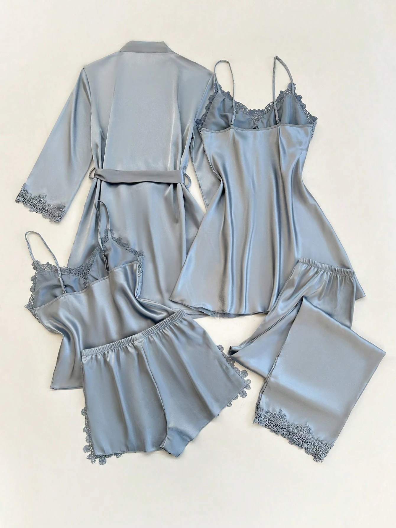 Aria 5-Piece Satin Set