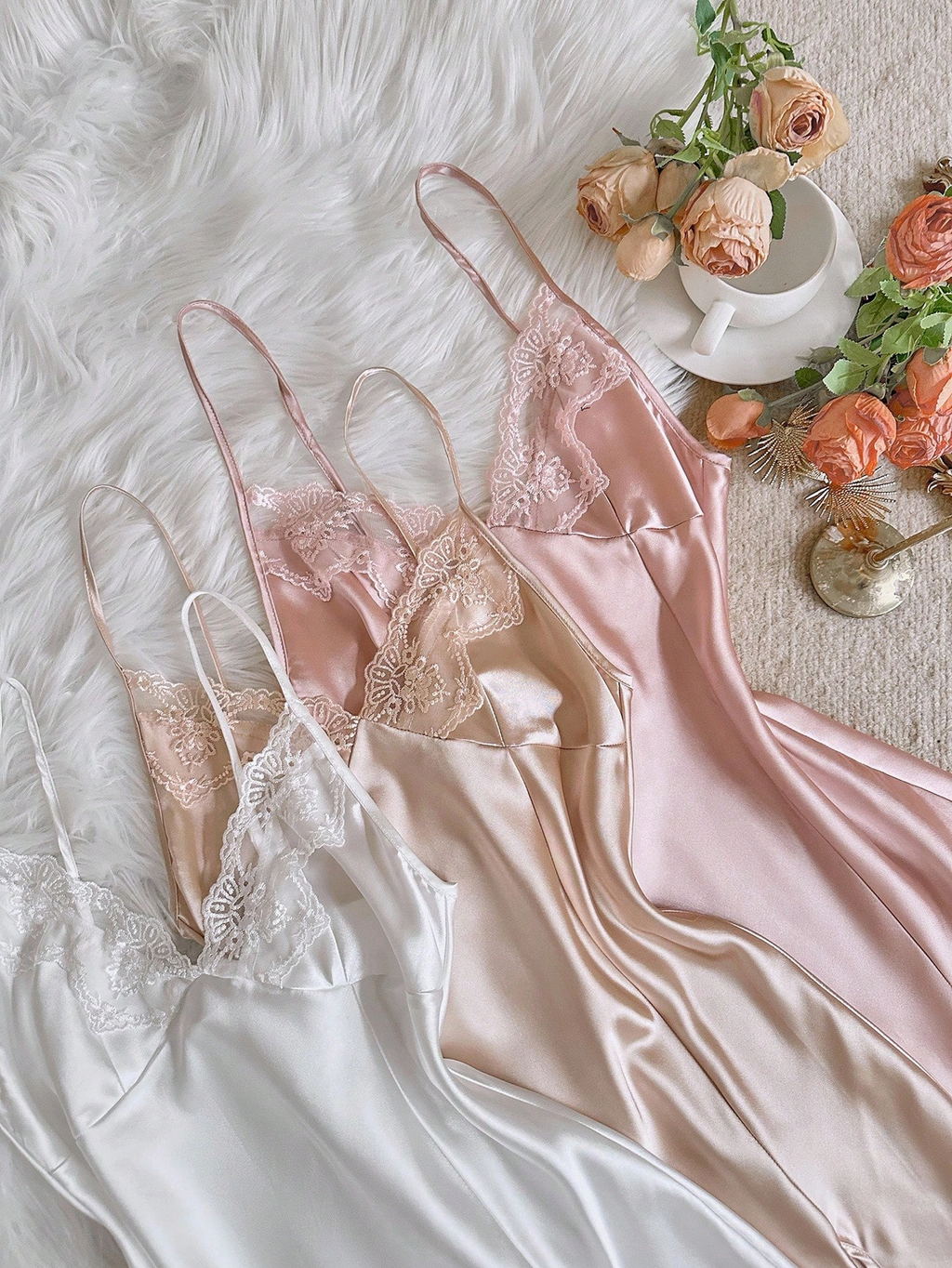 Sidonie Lace Chemise Set