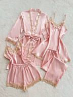 Eloïse Satin Chemise & Robe Set