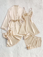 Honorine 4-Piece Satin Set