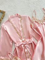 Eloïse Satin Chemise & Robe Set
