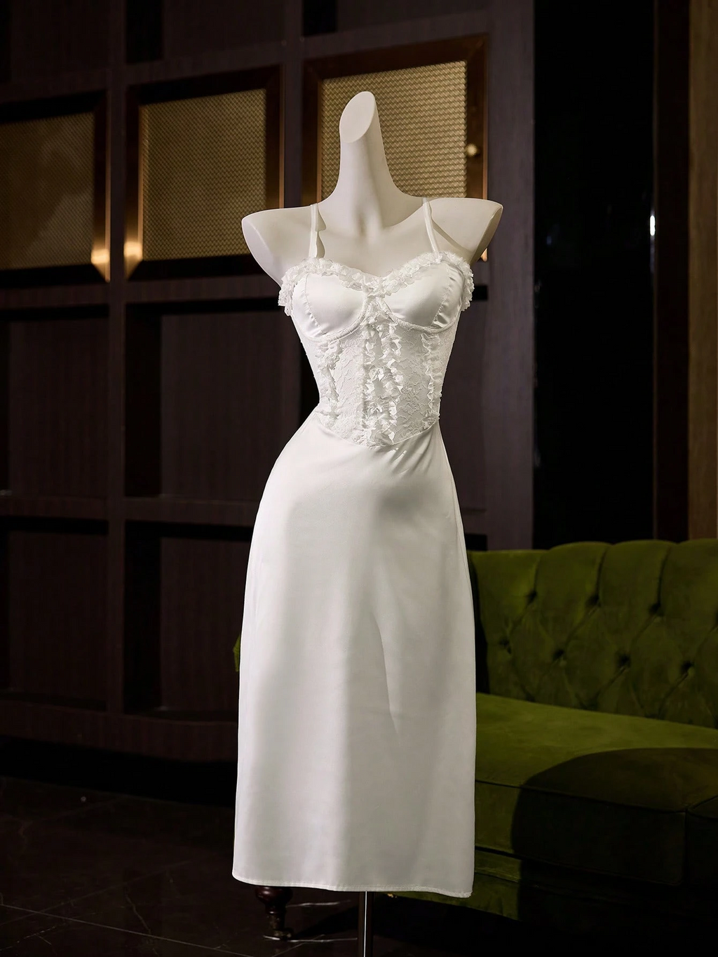Florence Satin Slip Gown
