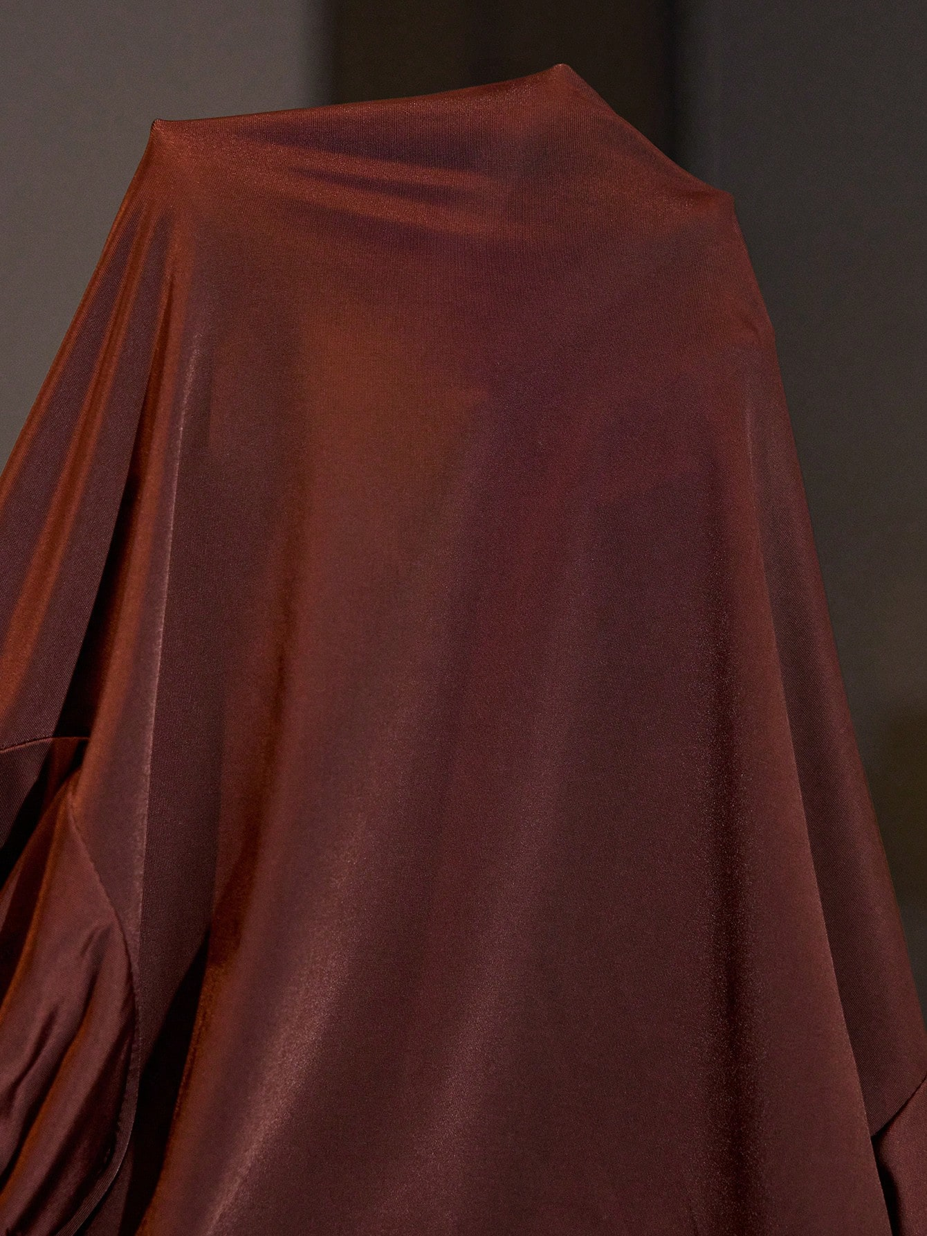 Vivienne Satin Chemise & Robe Set Burgundy