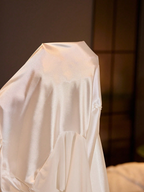 Colette Satin Chemise & Robe Set Ivory