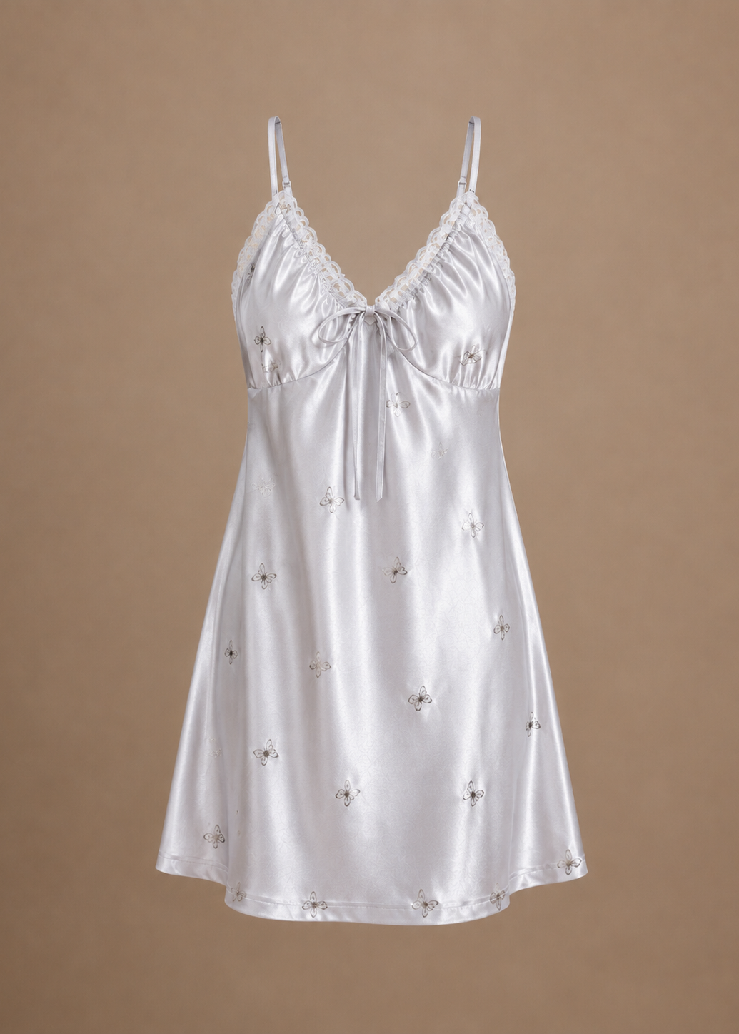 Genevieve Satin Chemise & Robe Set